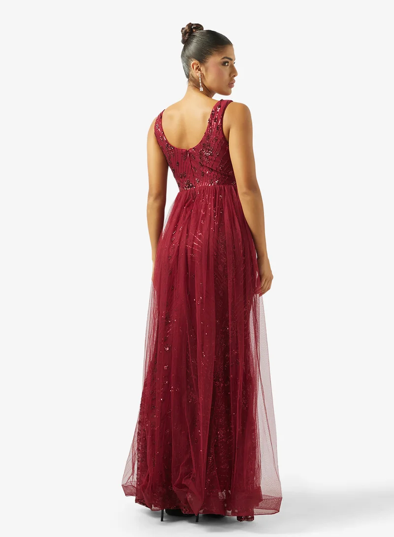 Ella Limited Edition Shimmer Dress With Trail